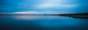 Picture of Melbourne bay in evening